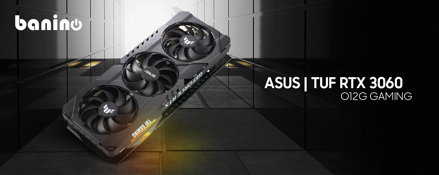 کارت گرافیک ایسوس مدل  TUF-RTX3060-O12G-GAMING