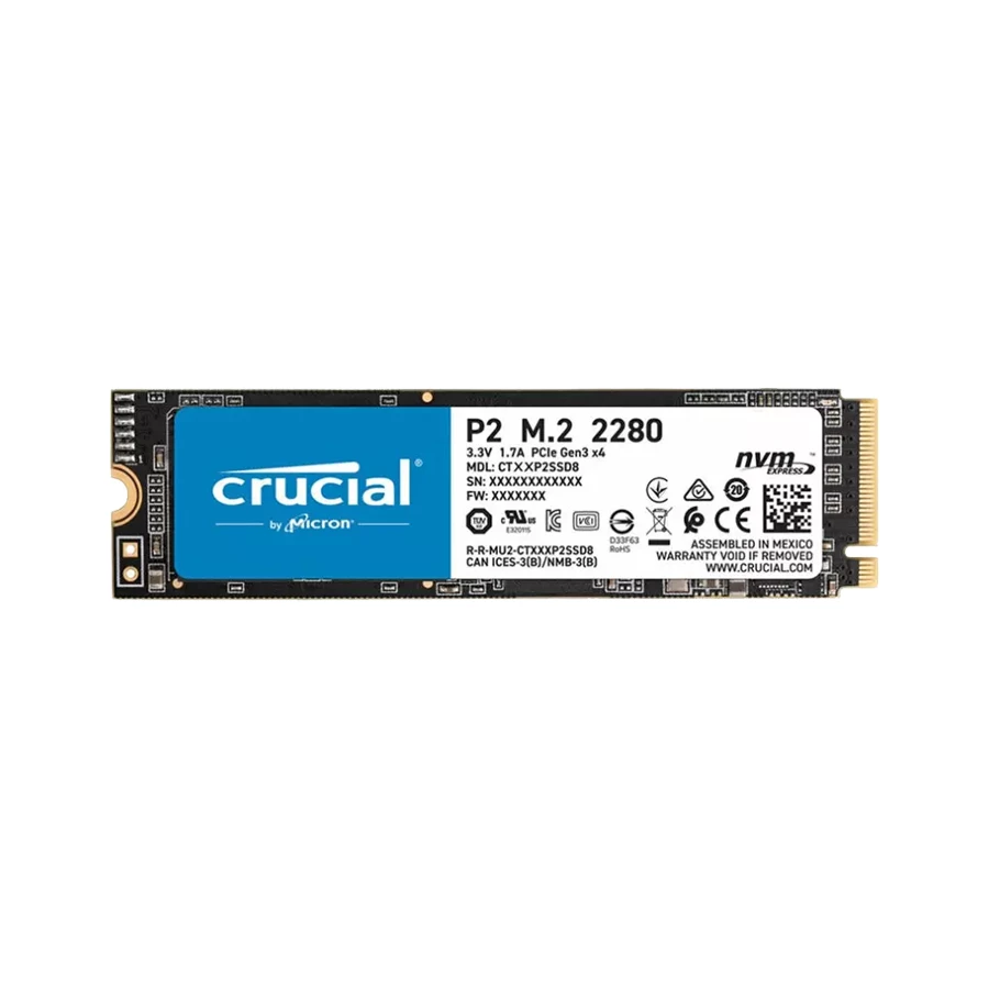 Crucial P2 NVMe PCIe M.2 2280 1TB Internal SSD