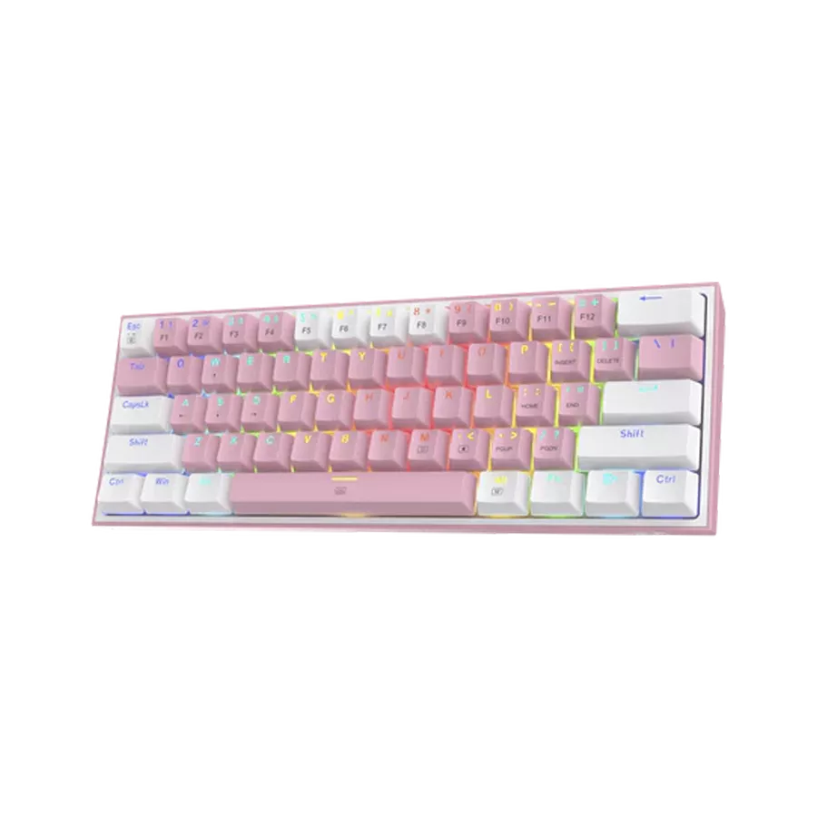 REDRAGON K617 FIZZ RGB White/pink Mechanical Gaming Keyboard