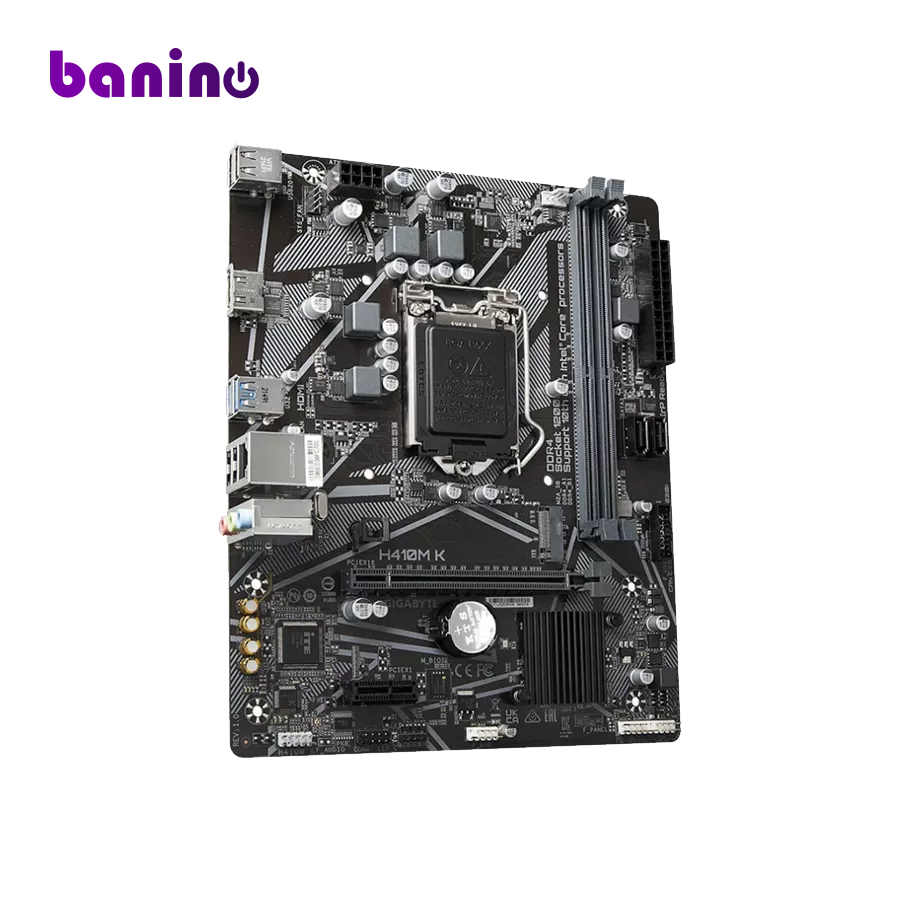 Gigabyte H410M K (rev. 1.0) DDR4 LGA1200 10th Gen Micro ATX Motherboard