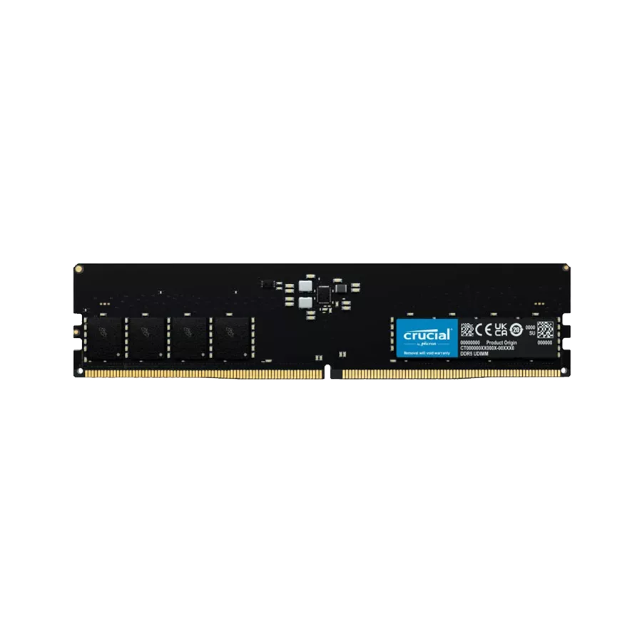 Crucial 16GB 5600MHz CL40 DDR5 UDIMM Memory