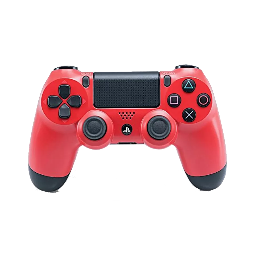 دسته بازی کنسول سونی رنگ قرمز مدل DualShock 4