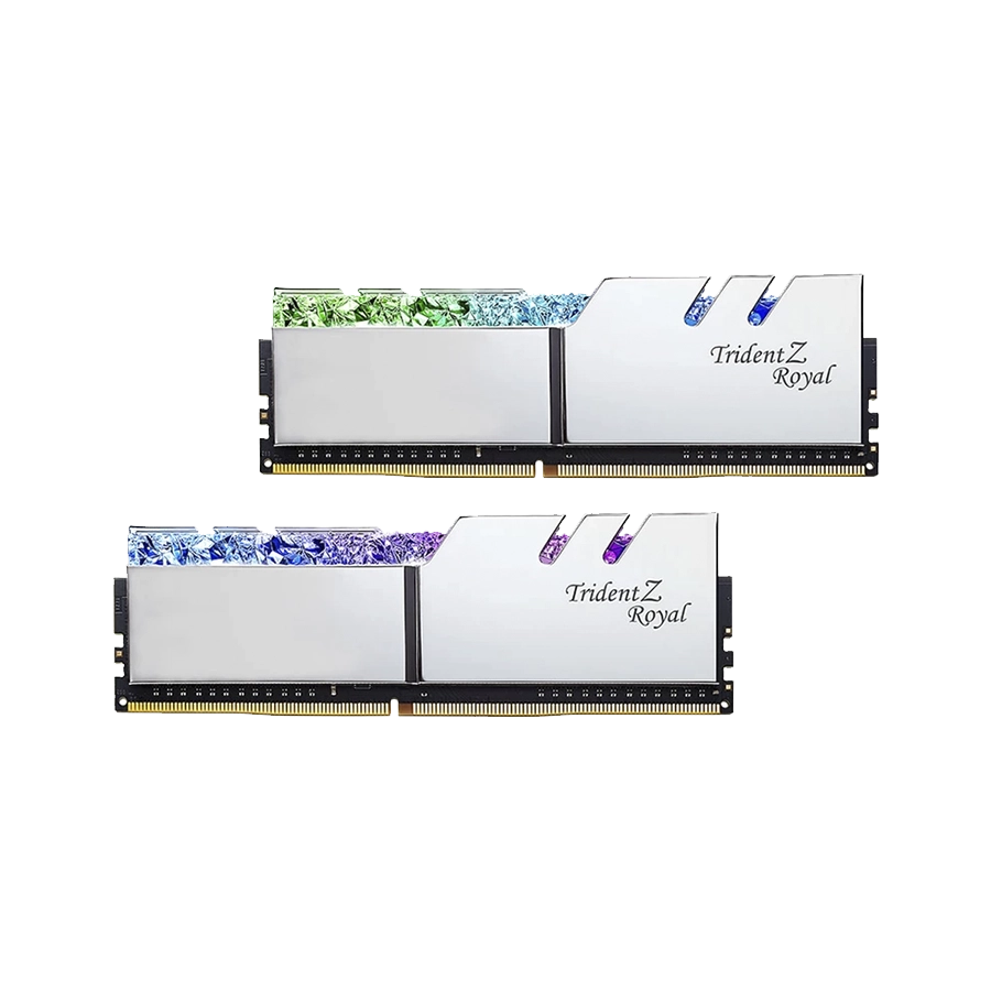 Trident Z Royal Silver RAM 64GB (32GBx2) 3200MHz CL16 DDR4