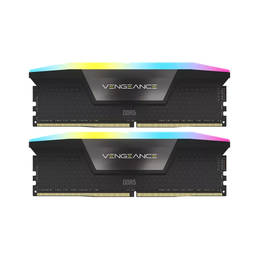 Corsair VENGEANCE RGB 64GB (32GBx2) 5200MHz CL40 DDR5 Memory