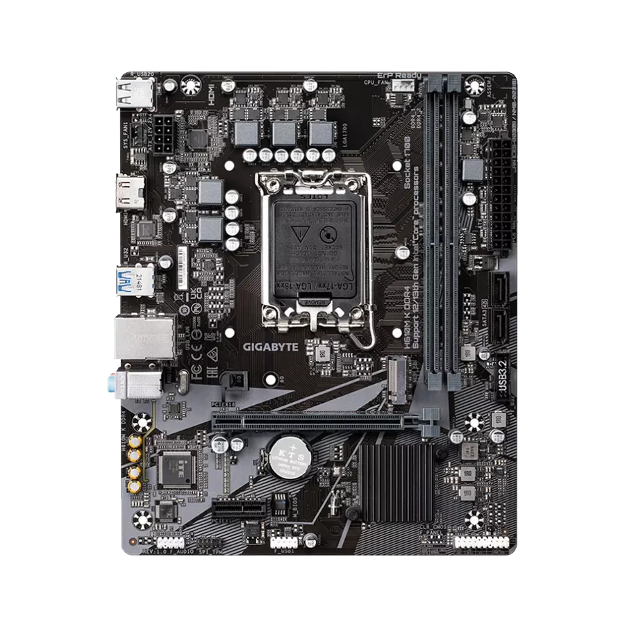 Gigabyte H610M K (rev. 1.0) DDR4 LGA1700 13th Micro ATX Motherboard