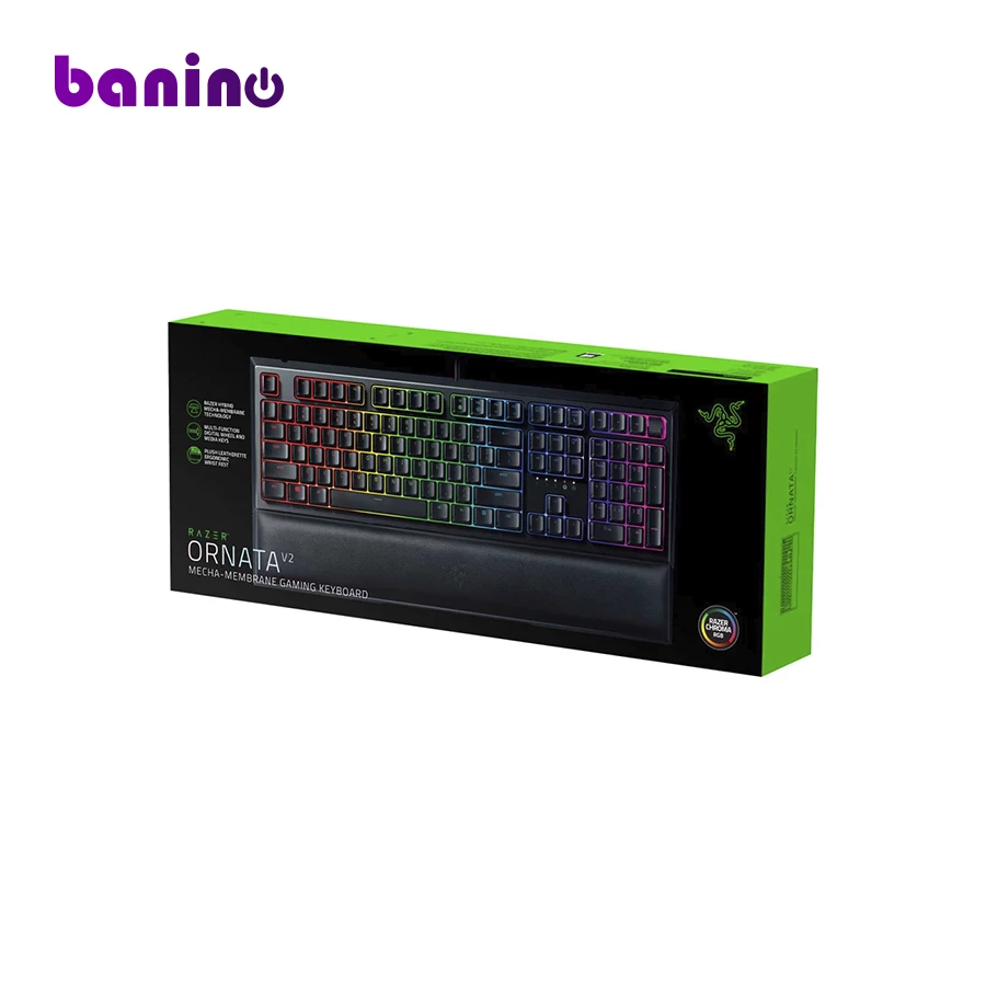 Razer Ornata V2 Wired Mecha-membrane RGB Gaming Keyboard