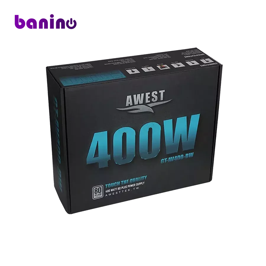 Awest GT-AV400-BW 400W Power Supply