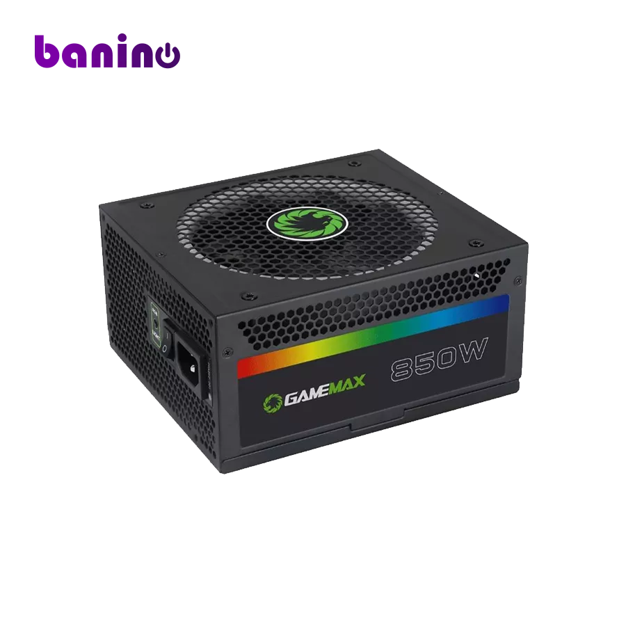GAMEMAX RGB850 Rainbow GOLD 850W Full Modular Power Supply