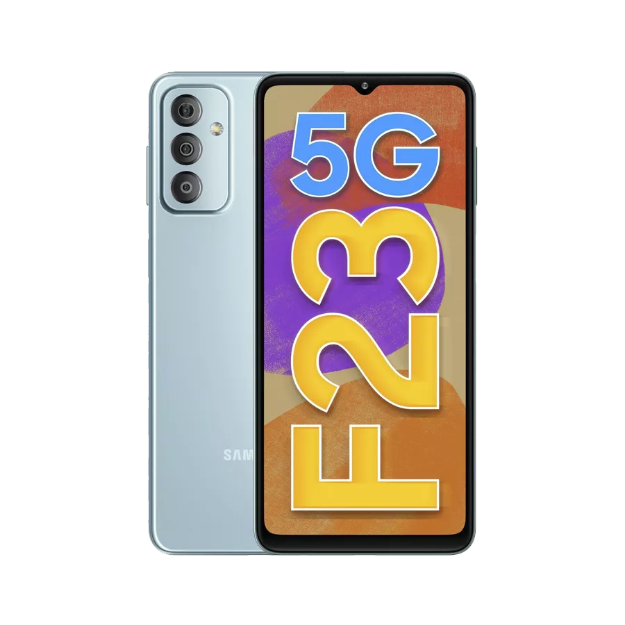 Samsung GALAXY F23 phone with 128GB capacity and 4GB RAM