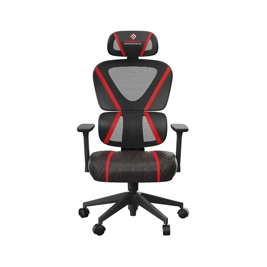 Eureka Norn Series Red Ergonomic Gaming Chair