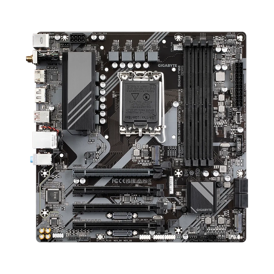 Gigabyte B760M C LGA1700 AX Motherboard