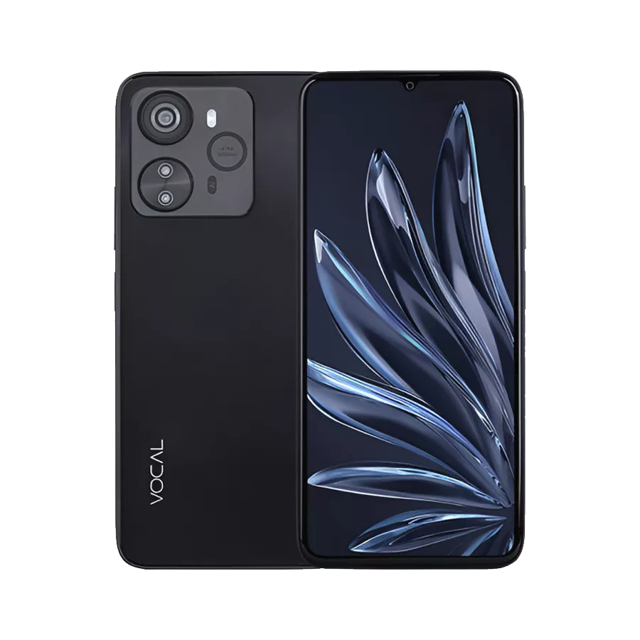 Vocal mobile phone model V1 Plus with 128 GB capacity and 4 GB RAM
