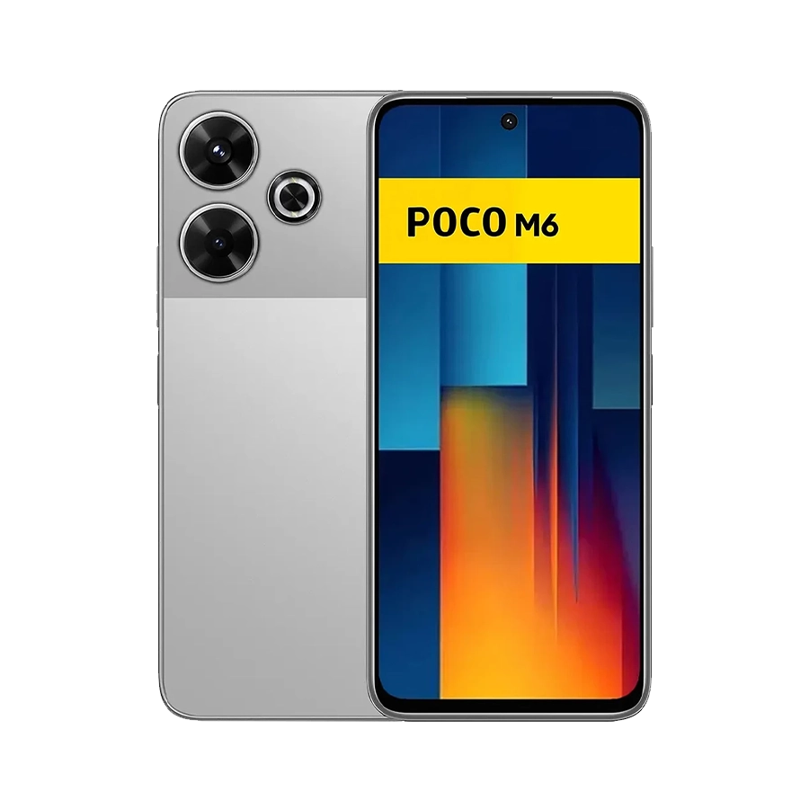 XIAOMI POCO M6 4G phone with 128 GB capacity and 6 GB RAM