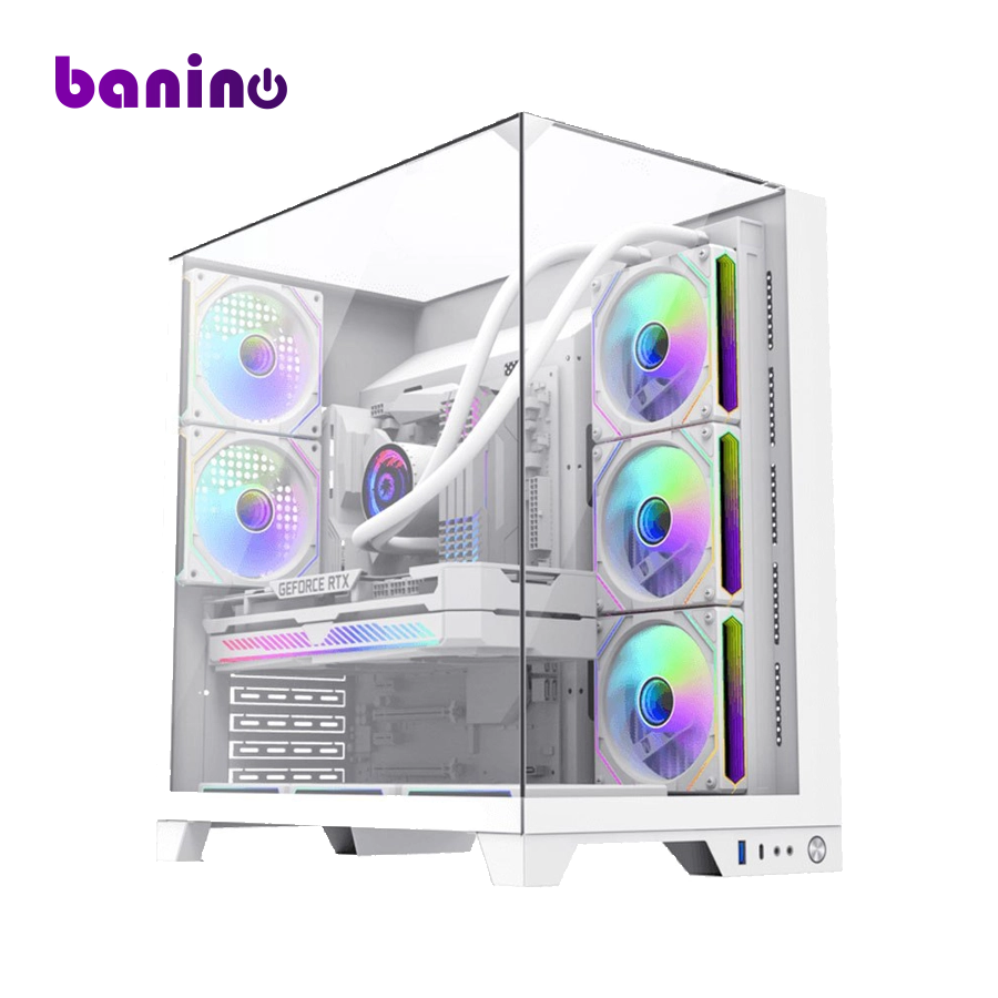 کیس گیمینگ گیم مکس Infinity Plus White
