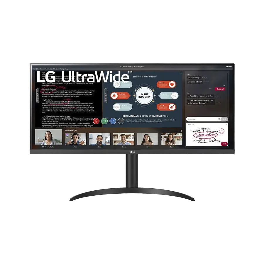LG 34 Inch UltraWide 34WP550-B 1ms FHD IPS Monitor