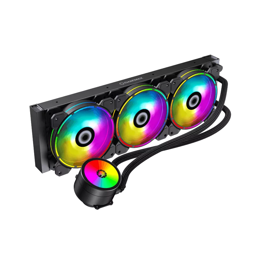 خنک کننده مایع پردازنده گیم مکس Ice Chill 360 Rainbow ARGB