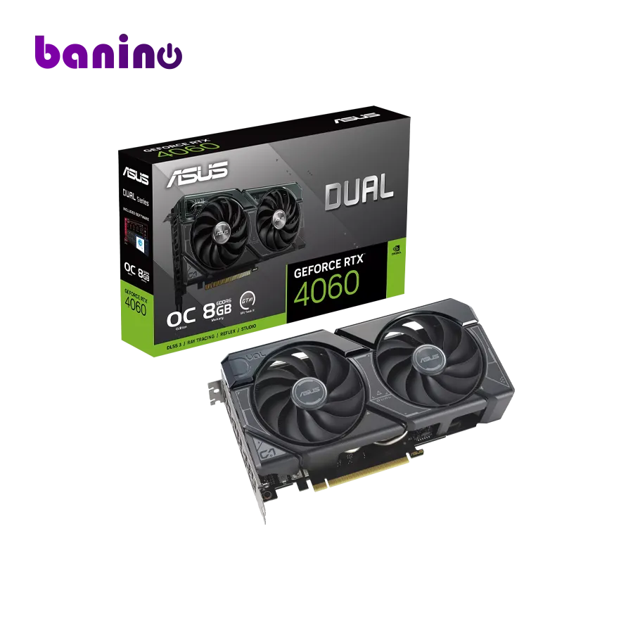 ASUS Dual GeForce RTX 4060 OC Edition 8GB GDDR6 Graphics Card